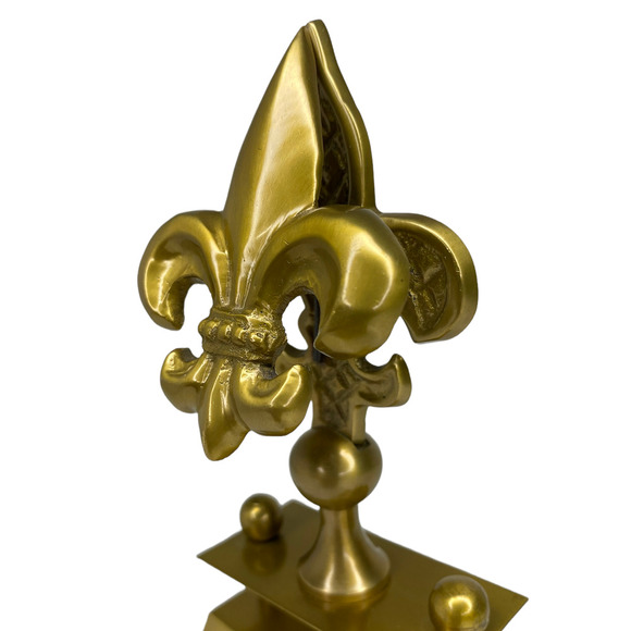 Fleur De Lis Picture Card Holder Gold Colored - Picture 6 of 7